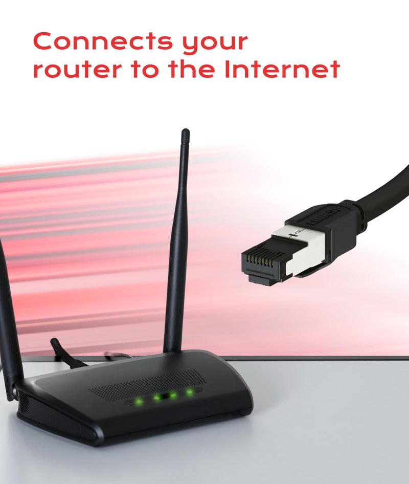 LINKUP Cat 8 Ethernet Cable | Long Internet Cord | High Speed LAN Connection | RJ45 connectors | Use with Cat 5/ Cat 6/ Cat 7 | Optimal for Gaming - Image 5